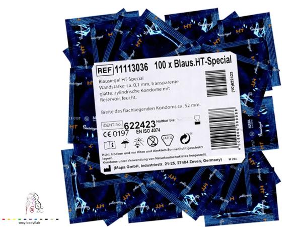 ♥ 100 Blausiegel Kondome HT Special